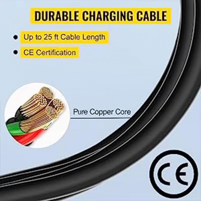 Portable Tesla EVSE Charging Cable NACS Chademo Extender IP55