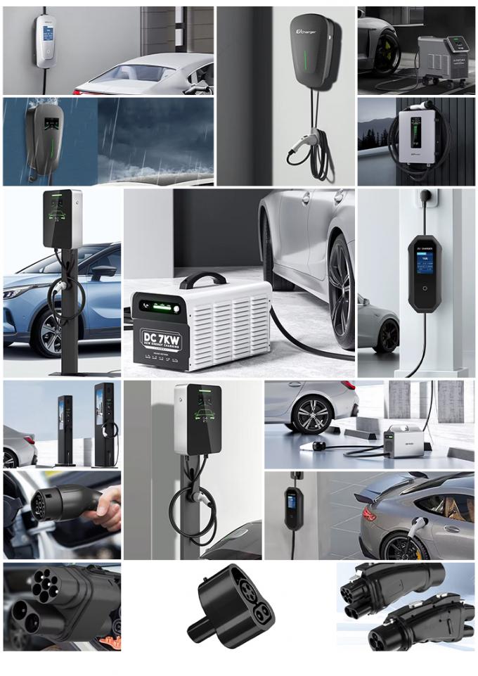 Moveable Charger 5KW Portable EV Charger with CCS/NACS - Waterproof & Movable