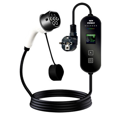 Quality Portable AC EV Charging Gun with Adjustable Current Settings 5 Meter Cable Length and Comprehensive Safety Protection factory
