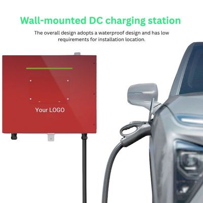 Good price OCPP 1.6J Smart Wall-mounted DC EV Charger 20-40kW IP54 Waterproof with RFID & CCS2/GB/T online