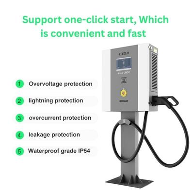 Harga yang bagus Stasiun Pengisi Daya Cepat DC 20-40kW dengan Kemampuan V2G/V2L dan Teknologi Cerdas OCPP untuk Solusi Pengisian Daya EV dan Perlindungan IP54 on line