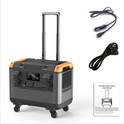 좋은 가격 휴대용 EV 충전기 3000W 출력 12V/24V 입력 및 비상 전력 공급 용량 2688Wh 온라인으로